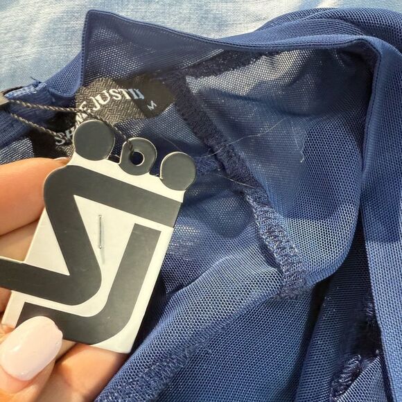 NWT Shane Justin mesh bodysuit Sz M - Picture 10 of 10